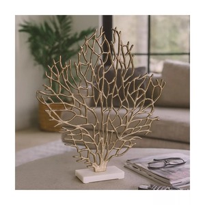 Modern Abstract Metal Sculpture Handmade Artistic Tabletop Decor Irregular Shape Silver Finish Living Room <b>Decoration</b> - Product Image 5