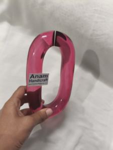 Cadena acrílica moderna personalizada, acentos de pared hechos a mano, resina ornamental moderna, colgante para decoración del hogar, listo para Festival Diwali - Product Image 2