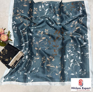 Fabricante de Bufandas de Satén Estampadas Personalizadas, Marca Privada, Logotipo Personalizado, Promoción Corporativa, Tela Suave de Lujo - Product Image 4