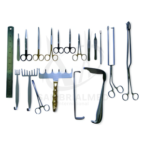 Ensemble de chirurgie abdominoplastique, 19 pièces, qualité supérieure, réutilisable, instruments de chirurgie manuels en acier inoxydable allemand, instruments de chirurgie plastique - Product Image 3