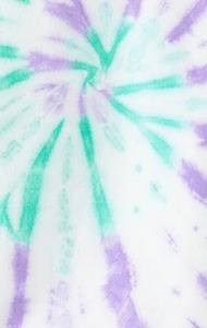 เสื้อสเวตเชิ้ตผู้หญิงแบบสั่งทำพิเศษ ลายมัดย้อม สีมิ้นท์ไลแลค แขนเสื้อประดับกลิตเตอร์รูปดาว ทรงโอเวอร์ไซส์ คอกลม เสื้อพูลโอเวอร์ผ้าฝ้าย แฟชั่น OEM ขายส่ง - Product Image 3