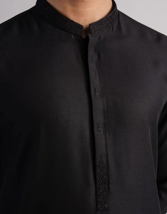 Elegante Shalwar Kameez Tradicional Indio de Algodón de Alta Calidad para Hombre |   Ropa para Fiestas y Eventos de Boda Sin Arrugas - Product Image 4