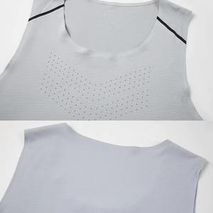 Camiseta sin mangas para hombre High Street, 100% algodón, para gimnasio, fitness, secado rápido, chaleco para correr, transpirable. - Product Image 6