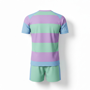 ชุดรักบี้สั่งทำขายส่งแบบซับลิเมชั่น ผ้าโพลีเอสเตอร์คุณภาพสูง เย็บเสริมความแข็งแรง ชุดทีมรักบี้มืออาชีพ - Product Image 3