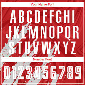 Custom Soccer Jersey Red White Scratch Paint Pattern Personalized Football Uniform Training Wear Team Sportswear Kit Men Youth - Product Image 6