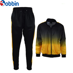 Conjunto deportivo de 2 piezas para hombre, ropa de calle con logo sublimado, chándal de invierno para entrenamiento, talla grande, chaqueta cortavientos para hombre - Product Image 2