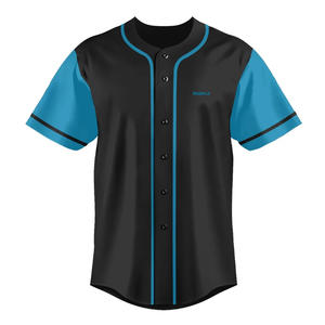 Servicio OEM, Uniforme de Béisbol para Hombre de Alta Calidad, Transpirable, Talla Grande, 100% Poliéster, Estampado, Cuello en V, Conjunto de Ropa Deportiva con Logotipo Personalizado - Product Image 1