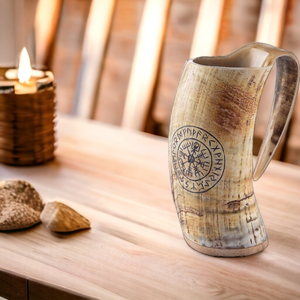 Taza de cuerno hecha a mano más vendida con superficie brillante para fiestas y eventos, para exportación desde India - Product Image 3