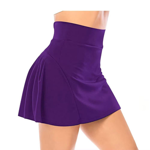 Faldas de tenis transpirables sin costuras para mujer, de alta tendencia, para alto rendimiento, personalizables, de alta calidad, informales y deportivas. - Product Image 1