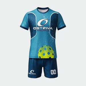 Maillot de pickleball unisexe personnalisé à transfert thermique, impression 3D, respirant, 100 % polyester, anti-UV, col rond, t-shirt de sport - Product Image 6