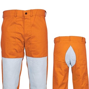 Workwear Construction Worker Canvas Pants Breathable Anti-Wrinkle High Quality Vintage Style Men's Safety Pants Wholesale - Product Image 6