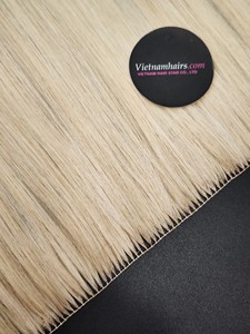 Extensions de cheveux humains 100% vierges Remy, lisses naturels, couleur naturelle, doux et brillants, en vrac, 1KG, double trame machine - Product Image 4