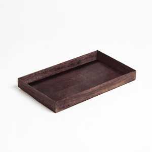 Plateau à bijoux en bois naturel fait main, finition rustique polie, design moderne et luxueux, passe au lave-vaisselle, pour le petit-déjeuner, le café et le thé - Product Image 2