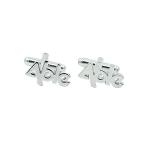 Boutons de manchette en argent sterling pour hommes, pinces à cravate, cadeaux d'anniversaire d'entreprise et de mariage personnalisés, fournitures en vrac, vente en gros - Product Image 6