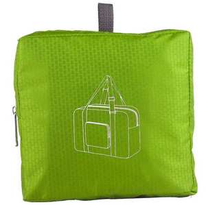 Lightweight Expandable <b>Nylon</b> Foldable Travel <b>Bag</b> Water Resistant Packable Gym Duffel <b>with</b> Luggage Strap Front <b>Zipper</b> Pocket <b>Tote</b> - Product Image 6