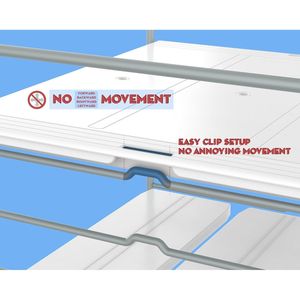 Portaoggetti Estensibile a 3 Livelli in Plastica per Oggetti Pesanti, Barattoli, Bottiglie, Lattine, Contenitori per Snack, per Cucina o Armadietto - Product Image 2