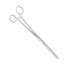 Pinzas Hemostáticas Rectas de Alta Calidad de 12 Pulgadas, Uso Quirúrgico Manual, Totalmente Dentadas, con Bloqueo, Acero Inoxidable, Certificación CE - Product Image 4