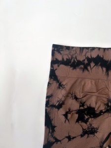 Shorts de yoga taille haute sans couture pour femmes, directement de l'usine, pour fitness et gym, avec logo personnalisé, OEM, ODM, vente en gros, marque privée - Product Image 4