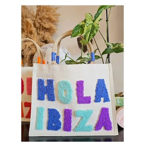 Sac fourre-tout élégant perlé en toile coquillage, sac à main ouvert pour la plage et le shopping, sac à bandoulière, best-seller - Product Image 1