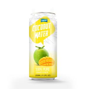 Bebida Tan Do, Marca Privada, Agua de Coco 100% Natural Recién Exprimida, 5 Brix, 24 Meses de Duración, Lata de Aluminio 250ml/330ml/500ml, OEM - Product Image 3