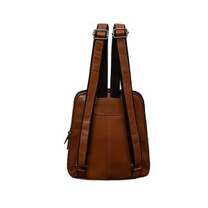 Leather Backpack for Men Real Designer Bags High Quality Black Stylish Backpack for Traveling Hiking Equipment Custom Logo OEM - Product Image 2