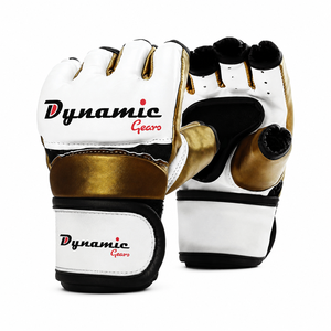 Customizable PU Leather MMA Boxing <b>Gloves</b> Hand Grips Lightweight Breathable Adjustable Wrist Strap Custom Color Logo Closure - Product Image 1