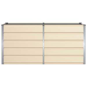 Fioriera in Acciaio Avorio 160 x 80 x 75 cm per Vasi e Fioriere - Product Image 4