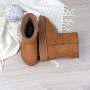Bottes d'Hiver pour la Neige, pour Garçons et Filles, en Daim Rembourré, Épaisses, Semelle Souple Antidérapante, Chaussures en Coton - Product Image 3