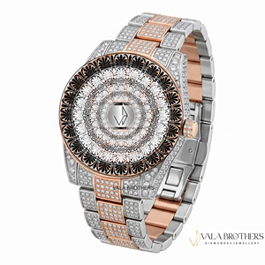 Luxury Cartoon Antique Iced Square <b>Case</b> Quartz <b>Watch</b> Stainless Steel Moissanite Diamond Analog 38mm Sapphire Crystal Chronograph - Product Image 5