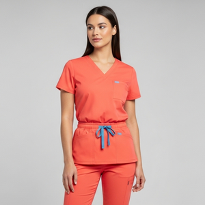 Premium <b>Nurse</b> <b>Scrubs</b> Uniform Set Unisex Short Sleeve Stand Collar Medical Hospital Workwear Breathable <b>Scrub</b> Sets Customized - Product Image 2
