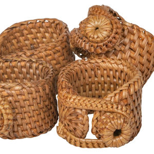 <b>Set</b> Of <b>4</b> <b>Round</b> Napkin Rings Suitable <b>For</b> Elegant <b>Dining</b> <b>Table</b> Presentation At Home And Restaurants Wholesale From India - Product Image 1