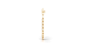 Broche de Diamante Cultivado en Laboratorio de Lujo Aarinya, 1.49 Ct, Oro de 18K, Corte Princesa Geométrico Étnico, Unisex, Regalo de Boda - Product Image 6