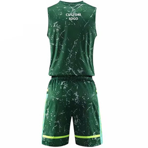 Uniforme de basket-ball en polyester 100% - Prix fabricant compétitif - Design personnalisé avec logo - Design sublimé de haute qualité - Vêtements de sport - Product Image 5