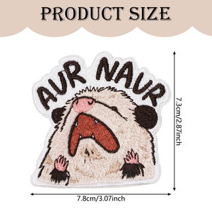 Wholesale Custom Embroidered Patch Sew On Iron On Embroidery Woven <b>Applique</b> Badge Personalized Patches for Caps Hats Bags Jacket - Product Image 3