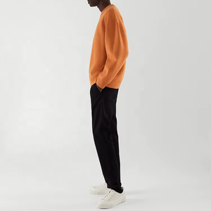 Knitted Sweaters For <b>Men</b> Wool Cashmere Winter Fashion Basics Blank Custom Crewneck Sweaters <b>Men's</b> Sweater <b>Pullovers</b> - Product Image 5