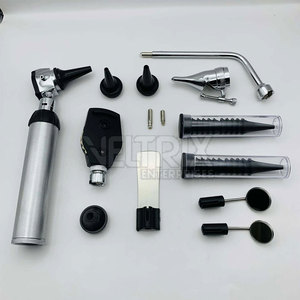 กล้องส่องตรวจกล่องเสียงสแตนเลสคุณภาพสูง รุ่น Miller Casing 9 ใบมีด 2 ด้ามจับ สำหรับงานทันตกรรมมืออาชีพ เครื่องมือวินิจฉัย - Product Image 3