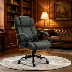 Sedia da Ufficio Contemporanea e Confortevole, Regolabile con Funzione Massaggio, in Alluminio e Rete per Dirigenti - Product Image 1