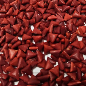 ปะการังแดงธรรมชาติจากอิตาลี รูปทรงสามเหลี่ยม ไม่ขัดเงา คุณภาพดีกว่า สำหรับทำเครื่องประดับ - Product Image 1