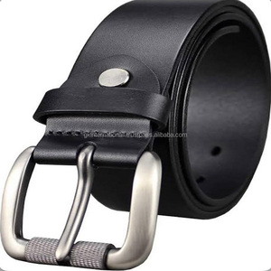 Harnais en cuir véritable noir solide et durable de qualité supérieure, ceinture décontractée pour hommes sur mesure, mode pour hommes - Product Image 5