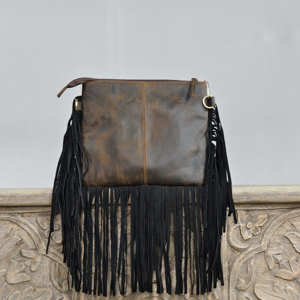 Bolso de Hombro y Cartera de Diseño Exclusivo en Cuero Vacuno Genuino con Grabado Floral Japonés, de Alta Calidad y Gran Venta - Product Image 3