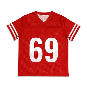 T-shirt pour homme personnalisé, respirant, à manches courtes, style streetwear, style vintage américain, en maille de baseball, coupe ample - Product Image 1