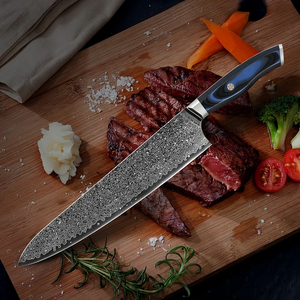 Couteau de Chef de Luxe LEGACY BLADES en Acier Damas, Manche en Bois de Chêne, Fait Main, Couteau de Cuisine Professionnel, Fournisseur d'Usine - Product Image 3