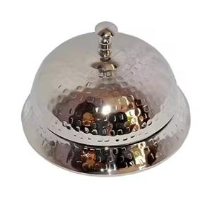 Campana de metal para mostrador de recepción, campana de servicio para hotel, campana de llamada para invitados, campana de notificación de servicio - Product Image 4