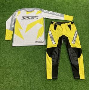 Traje de motocross enduro personalizado con pantalón y jersey, con logotipo personalizado, diseño personalizado, kit de motocross para carreras de motocross. - Product Image 1