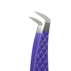 Pince à épiler pour cils à pointe inclinée, outils d'extension de cils avec recourbe-cils et applicateur de cils - Product Image 6