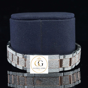Reloj de diamantes VVS de corte brillante de alta calidad para bodas o compromisos y para regalar, disponible a buen precio. - Product Image 5