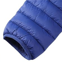 Veste d'hiver décontractée pour homme en cuir véritable écologique bleu avec capuche, coupe-vent en polyester, fermeture éclair sur le devant