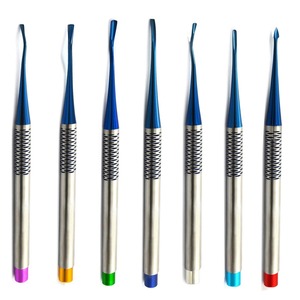 Premium Quality Dental Implant PDL Elevators Set of 7 <b>Tooth</b> Extraction Root Tip Elevators Luxation <b>Tools</b> With Cassette - Product Image 2