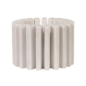 Porte-bougie décoratif artisanal en marbre naturel de luxe à 1 bras pour la table à manger et l'intérieur de la maison à prix avantageux - Product Image 6