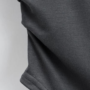 Camiseta de Mujer Casual, Corte Regular, Cuello en V, Sin Mangas, 100% Algodón, Teñido Liso, con Tela Transpirable y Anti-Pilling - Product Image 4